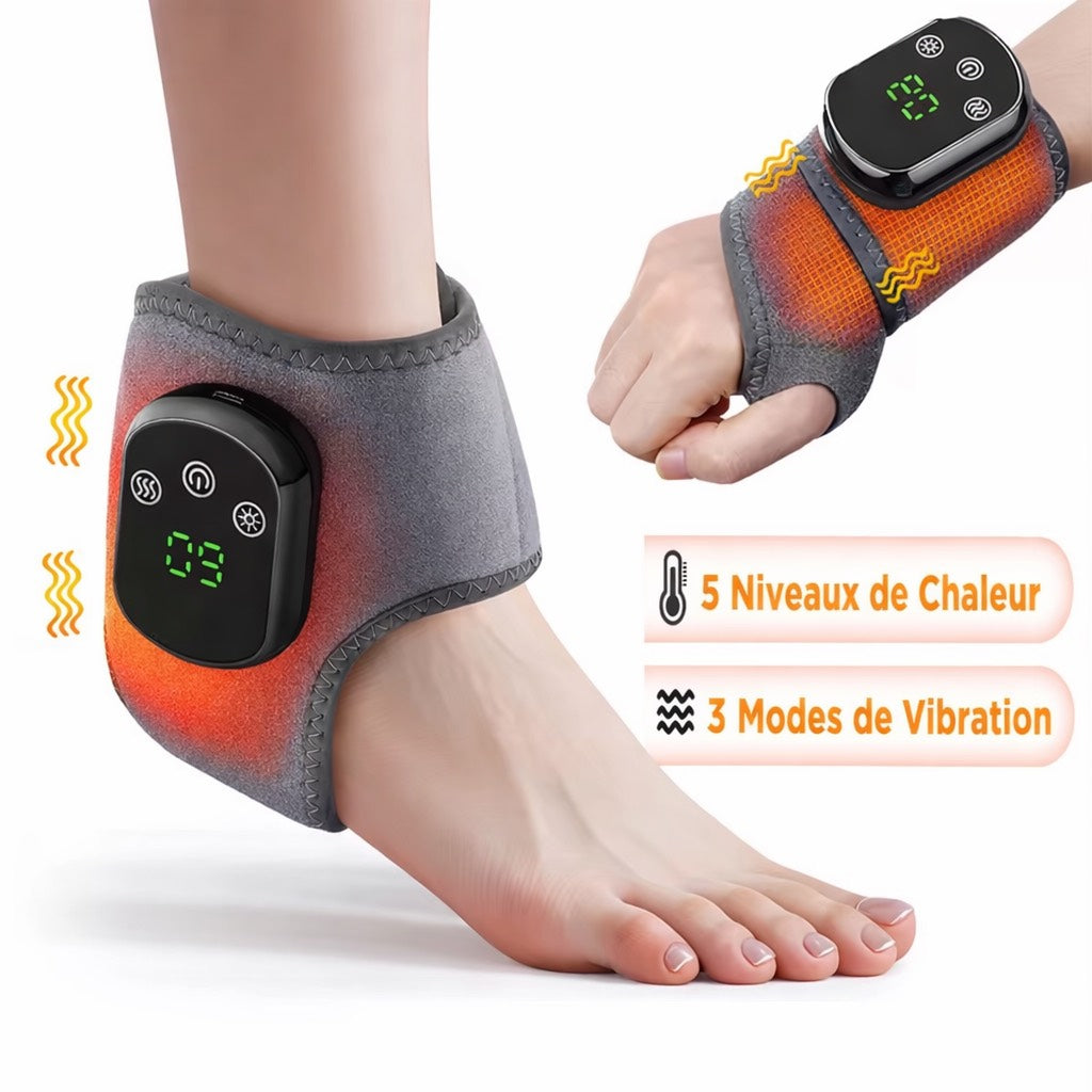 Masseur chauffant cheville