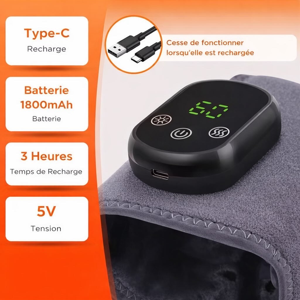 Masseur chauffant cheville