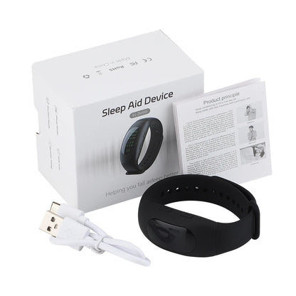 CES Intelligent Wristband Fast Sleeping Device Rest Hypnosis Relief Anxiety Insomnia Artifact EMS Microcurrent Sleep Aid Watch